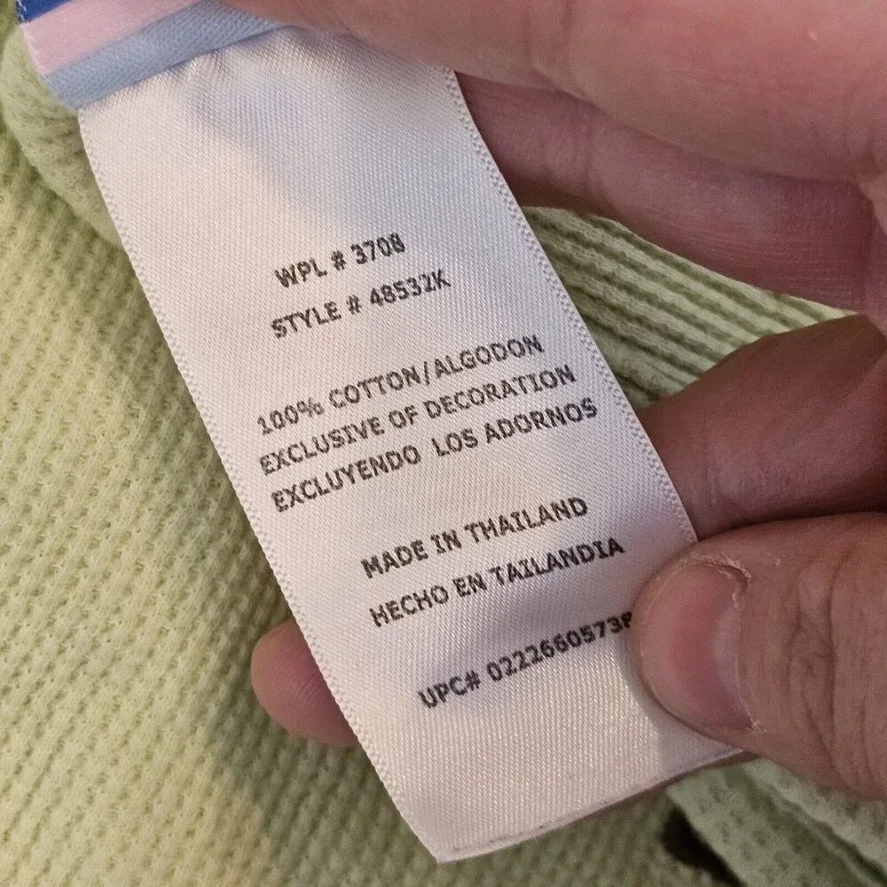 Just Born Green Baby Blanket 